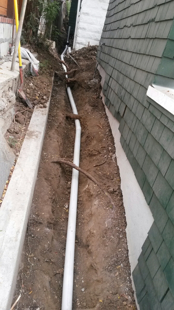 Drainage Project Gallery | Foundation Repair Los Angeles